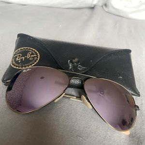 Rayban Aviator Polarized Flash (Purple)